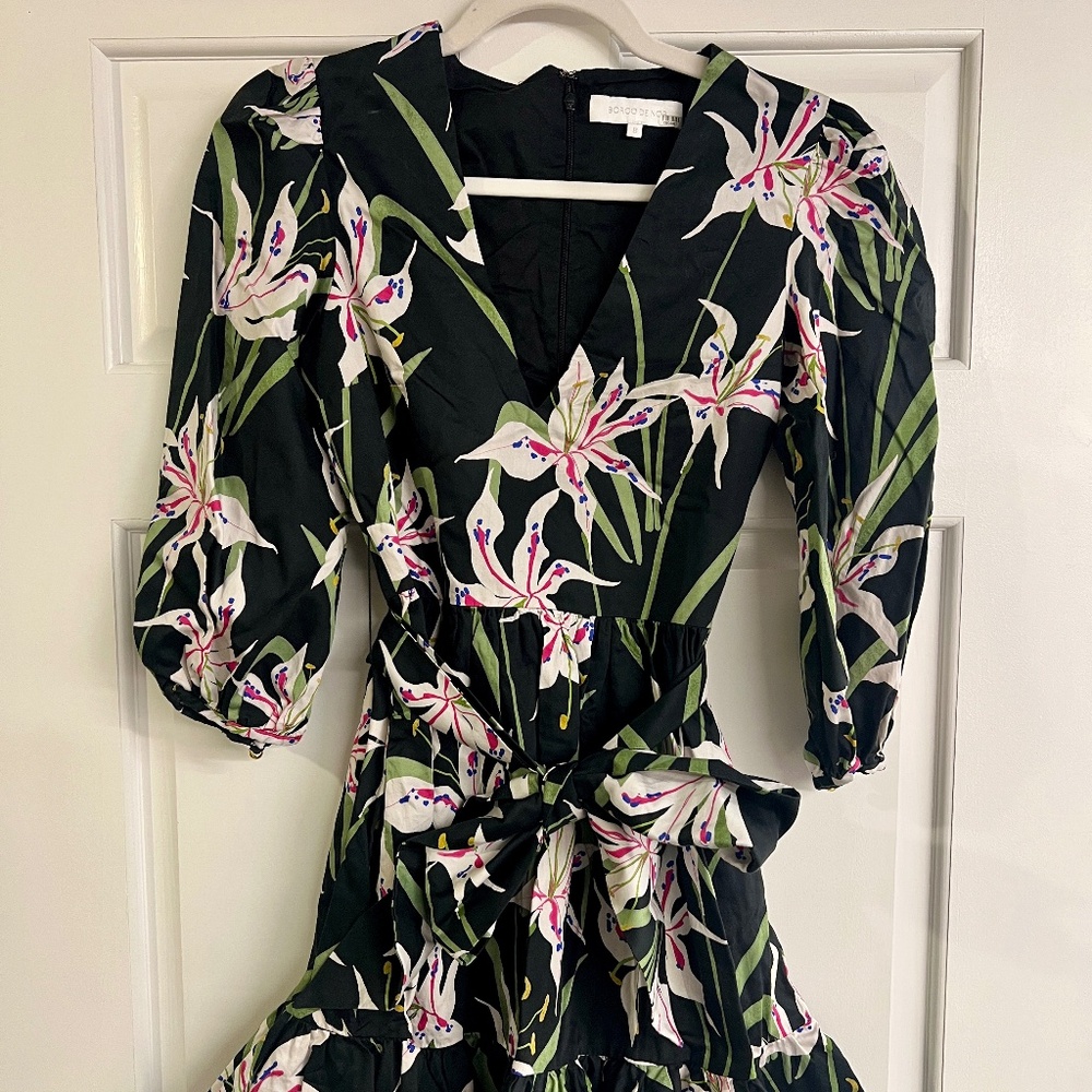 Borgo De Nor Printed Floral Anita Mini Dress Size 8